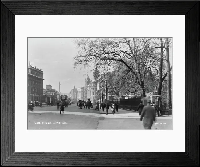 Framed Print : London Whitehall in Historical Context Framed Print : London Whitehall in Historical Context