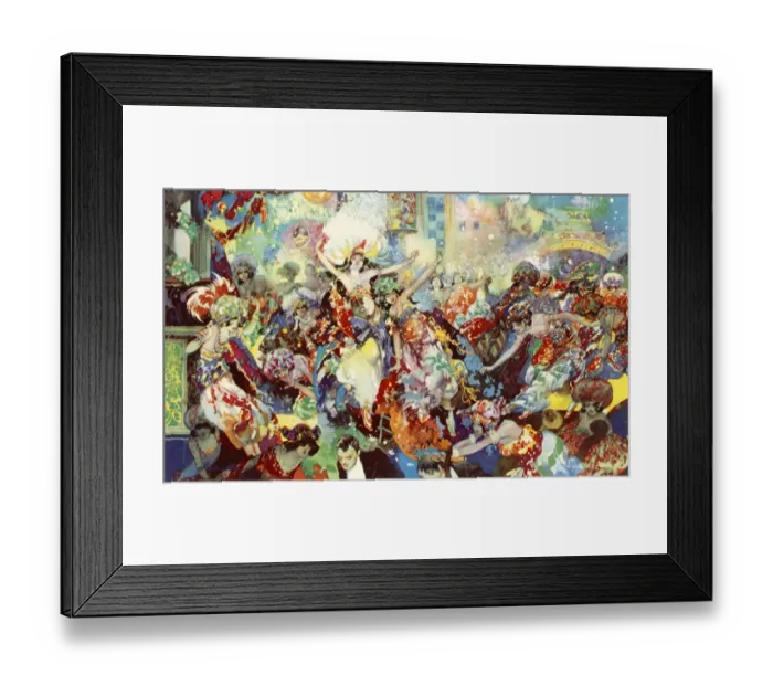 Framed Print : If the Russian Ballet were to go red Framed Print : If the Russian Ballet were to go red