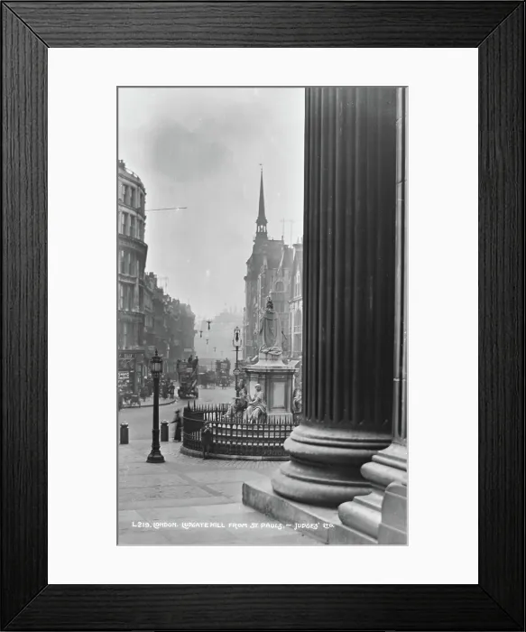 Framed Print : Ludgate Hill from St. Paul's Framed Print : Ludgate Hill from St. Paul's
