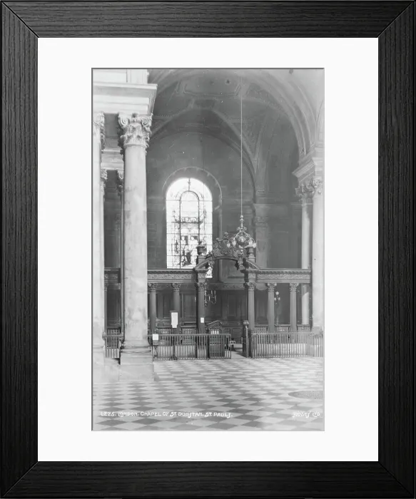 Framed Print : Chapel of St. Dunstan, St. Paul's Cathedral Framed Print : Chapel of St. Dunstan, St. Paul's Cathedral