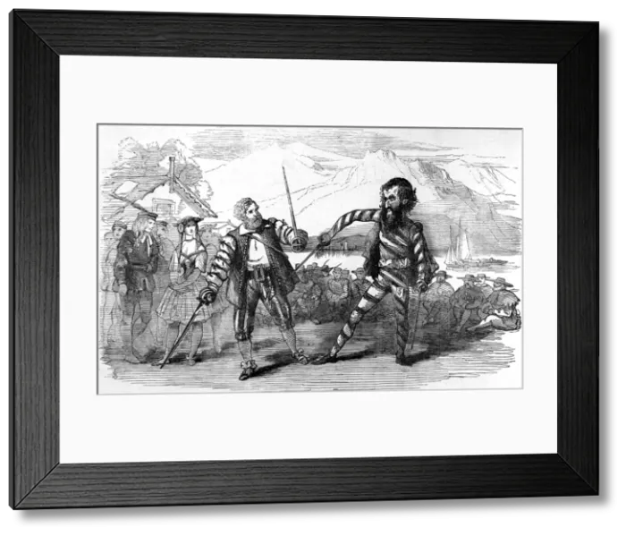 Framed Print : William Tell Pantomime, 1856 Framed Print : William Tell Pantomime, 1856