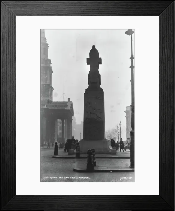 Framed Print : The Edith Cavell Memorial Framed Print : The Edith Cavell Memorial
