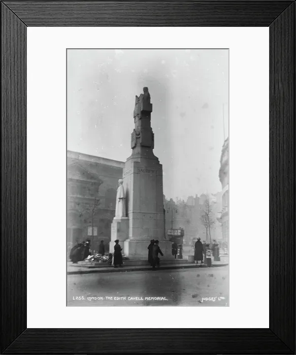 Framed Print : The Edith Cavell Memorial Framed Print : The Edith Cavell Memorial