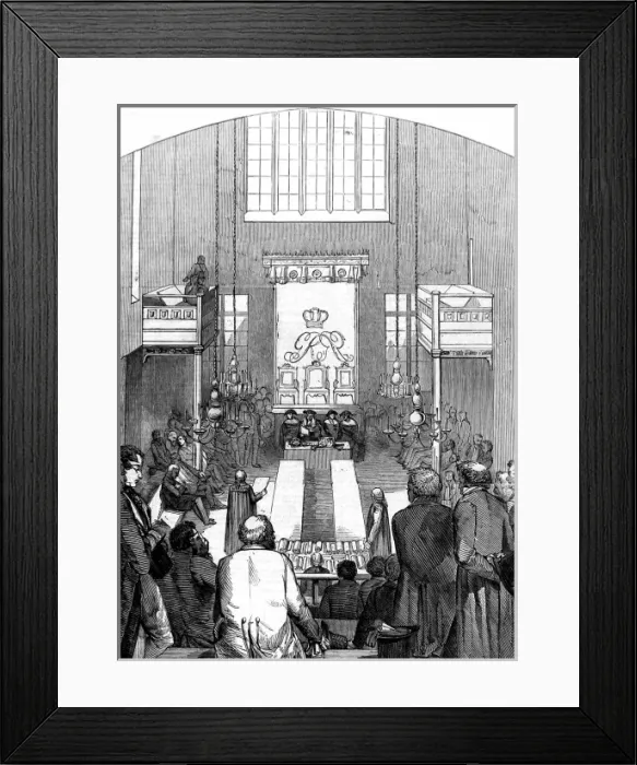 Framed Print : Royal Commission in the House of Lords, 1846 Framed Print : Royal Commission in the House of Lords, 1846