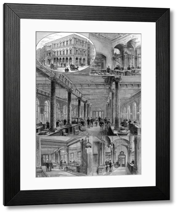 Framed Print : Offices of the Atlas Assurance Company, London, 1894 Framed Print : Offices of the Atlas Assurance Company, London, 1894