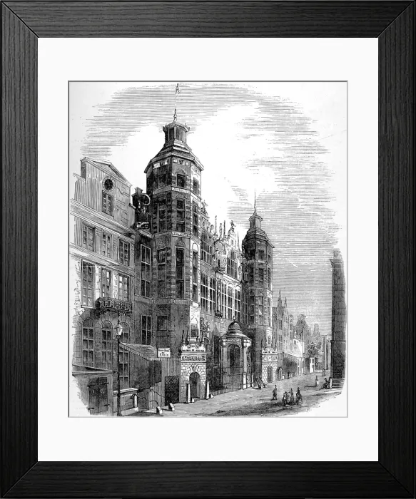 Framed Print : The Old Arsenal in Danzig, Germany, 1857 Framed Print : The Old Arsenal in Danzig, Germany, 1857