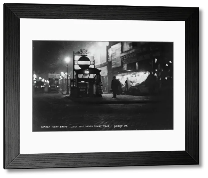Framed Print : Tottenham Court Road at Night Framed Print : Tottenham Court Road at Night