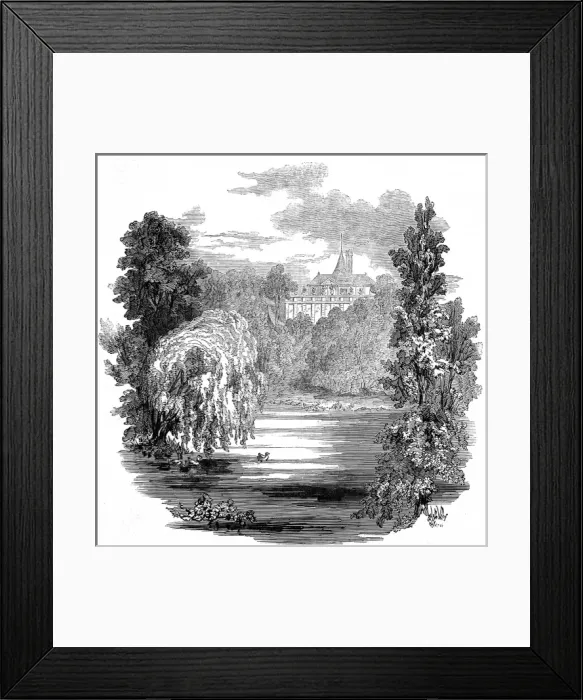 Framed Print : The Garden Pavilion, Buckingham Palace Grounds, 1846 Framed Print : The Garden Pavilion, Buckingham Palace Grounds, 1846