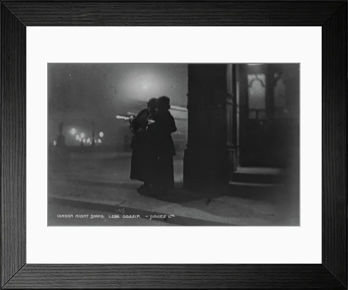 Framed Print : London Night Snaps Gossip Framed Print : London Night Snaps Gossip