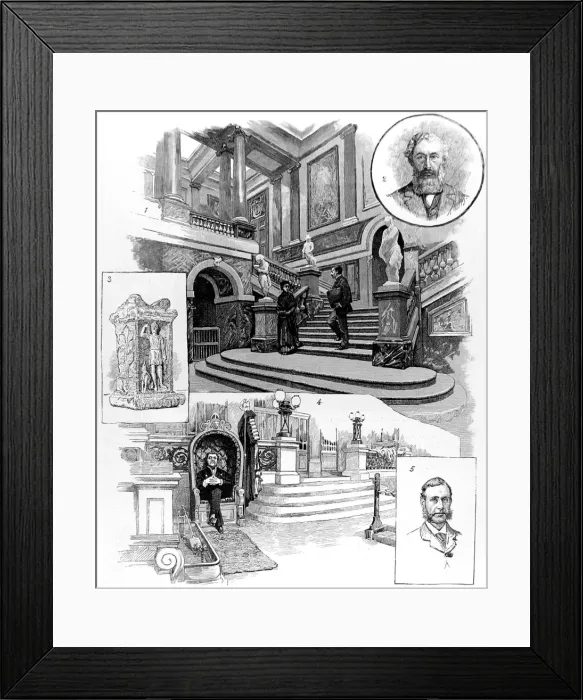 Framed Print : Scenes at the Goldsmiths Company, 1884 Framed Print : Scenes at the Goldsmiths Company, 1884