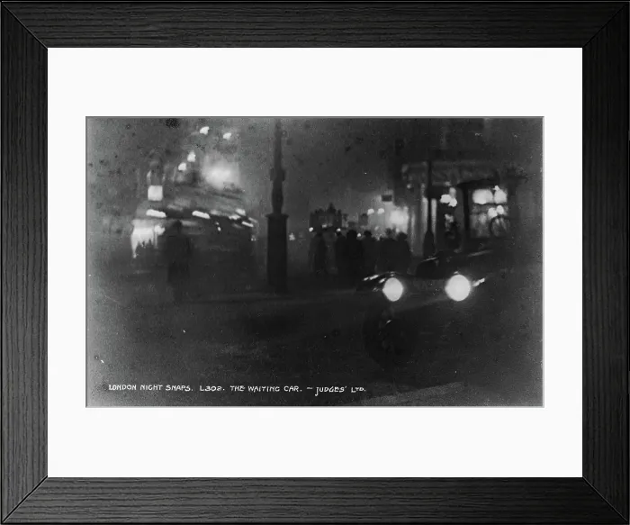 Framed Print : The Waiting Car Framed Print : The Waiting Car