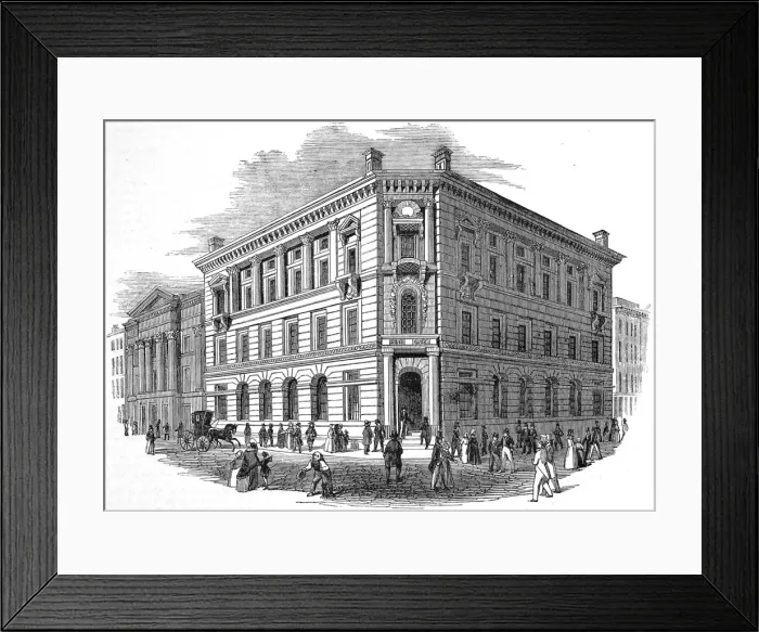 Framed Print : The Sun Fire Office, London, 1842 Framed Print : The Sun Fire Office, London, 1842