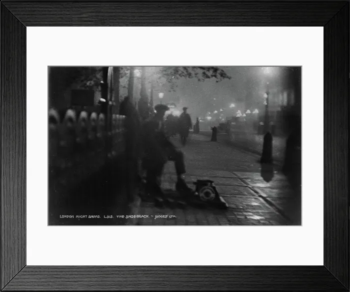Framed Print : The Shoeblack Framed Print : The Shoeblack