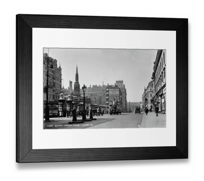 Framed Print : Charing Cross, London in the Early 20th Century Framed Print : Charing Cross, London in the Early 20th Century