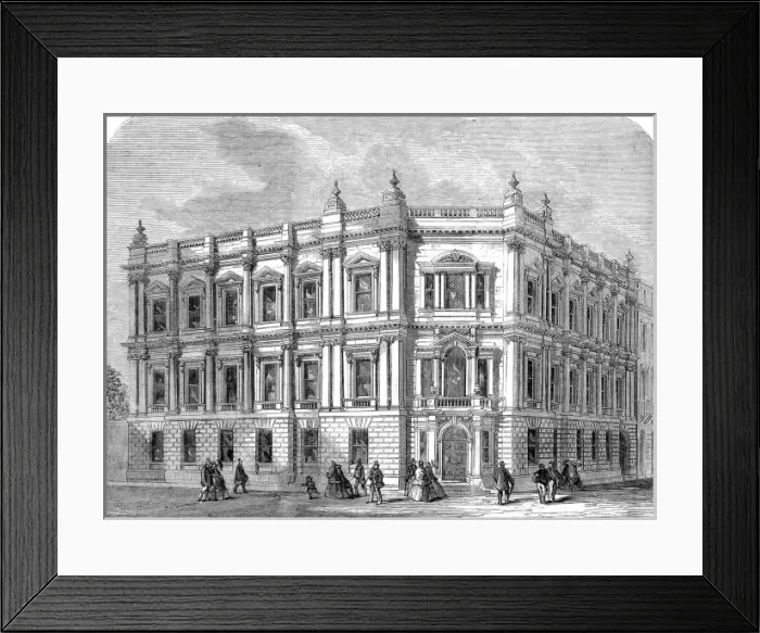 Framed Print : The Metropolitan Board of Works Offices, London, 1860 Framed Print : The Metropolitan Board of Works Offices, London, 1860