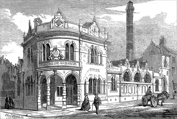 Public Baths and Washhouse, Newcastle-on-Tyne, 1859