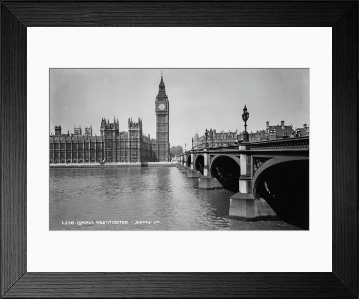 Framed Print : Westminster Bridge and Big Ben