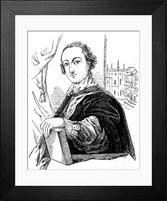 Framed Print : Horace Walpole (1717-1797) Framed Print : Horace Walpole (1717-1797)