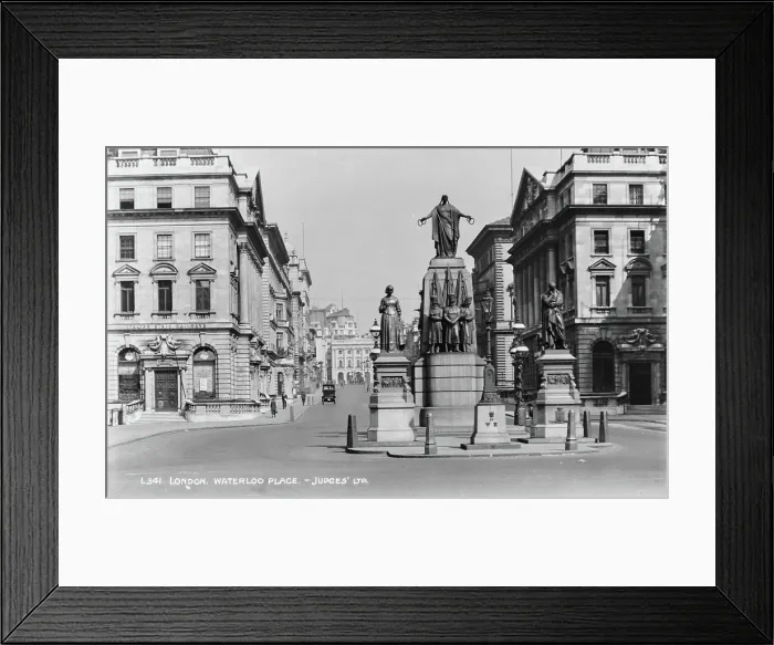 Framed Print : Waterloo Place, London - Judges Ltd Framed Print : Waterloo Place, London - Judges Ltd
