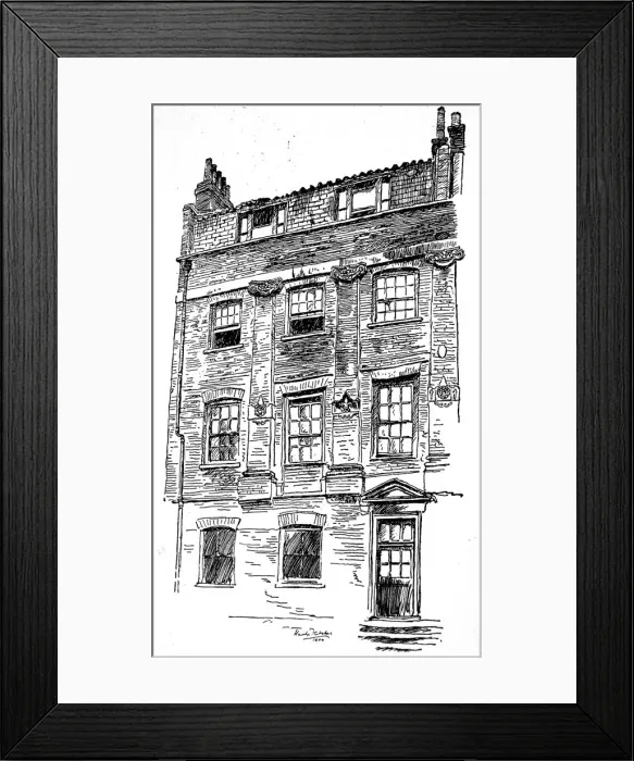Framed Print : No. 2 Portugal Street, London, 1904 Framed Print : No. 2 Portugal Street, London, 1904