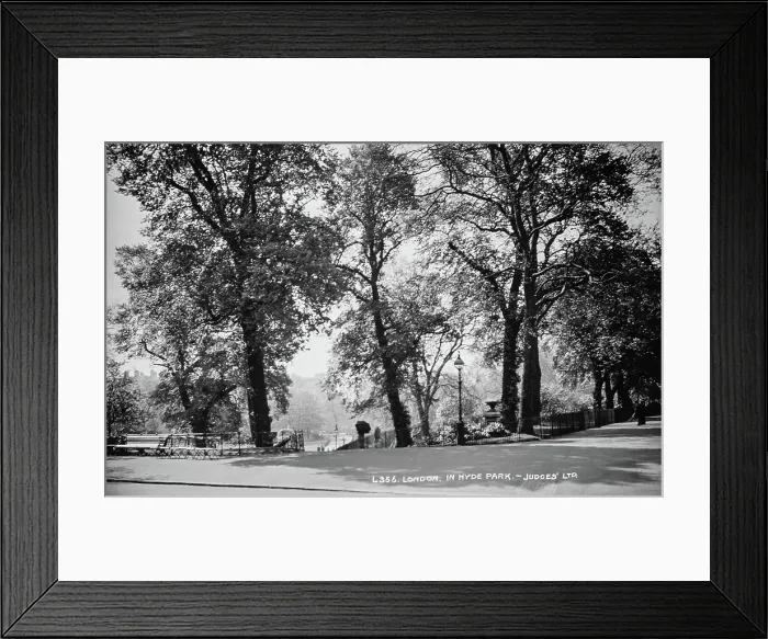Framed Print : A Serene Day in Hyde Park Framed Print : A Serene Day in Hyde Park