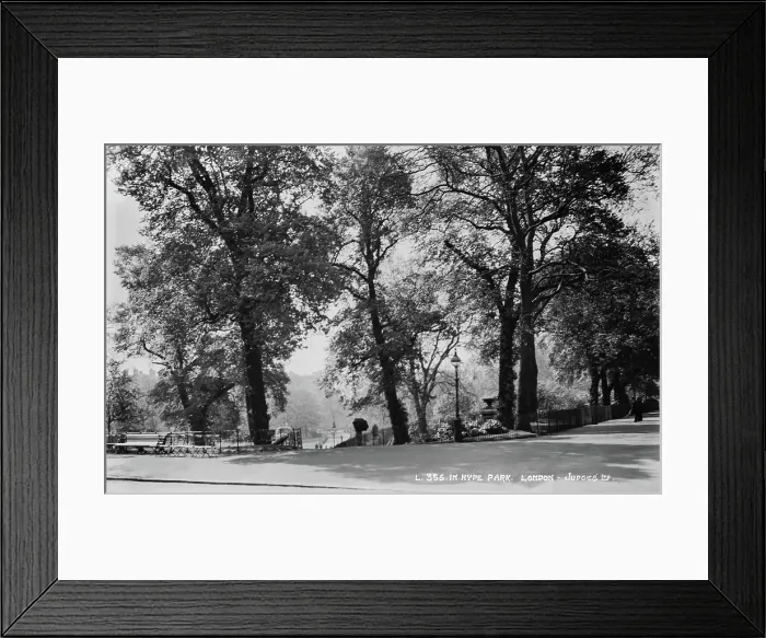 Framed Print : A Stroll in Hyde Park Framed Print : A Stroll in Hyde Park