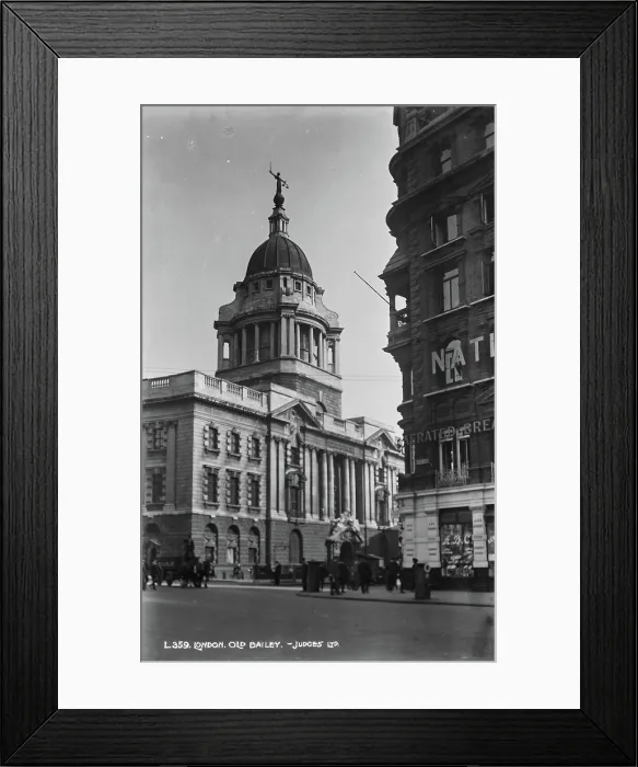 Framed Print : The Old Bailey, London Framed Print : The Old Bailey, London