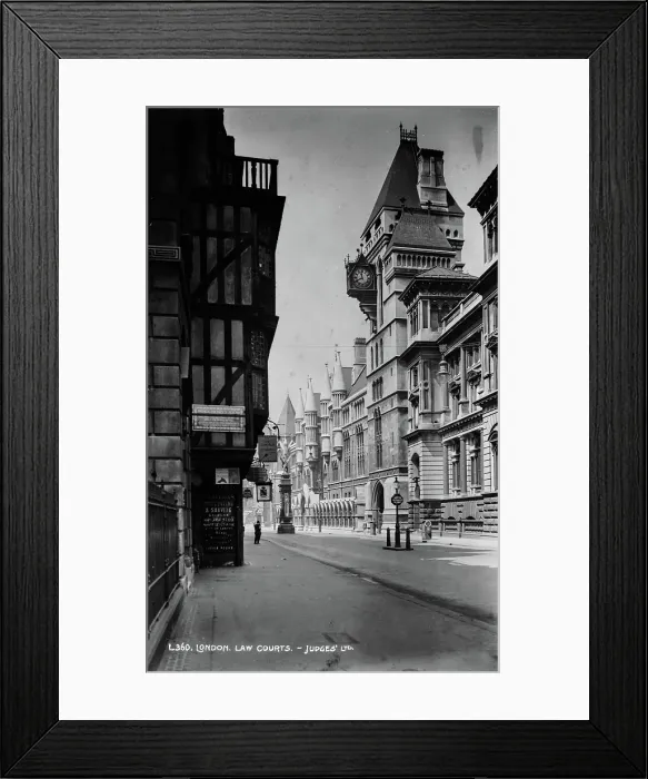 Framed Print : London Law Courts - Judges Ltd Framed Print : London Law Courts - Judges Ltd