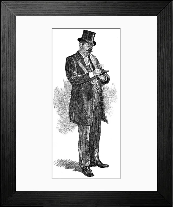 Framed Print : London Coal Exchange Trader, 1890 Framed Print : London Coal Exchange Trader, 1890