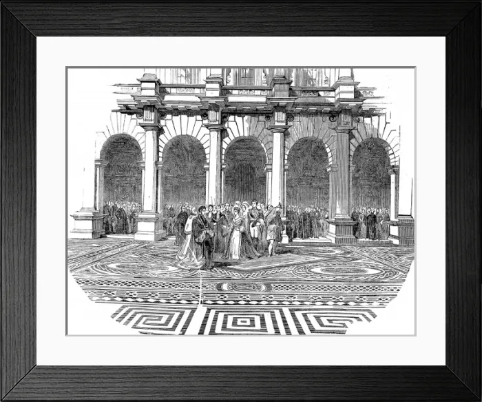 Framed Print : The Naming and Proclaiming of the Royal Exchange, London Framed Print : The Naming and Proclaiming of the Royal Exchange, London