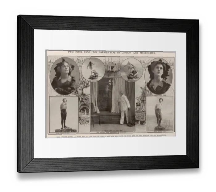 Framed Print : Mr Barries play in London and Manchester Framed Print : Mr Barries play in London and Manchester