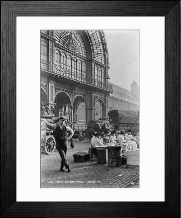 Framed Print : Busy Day at Covent Garden
