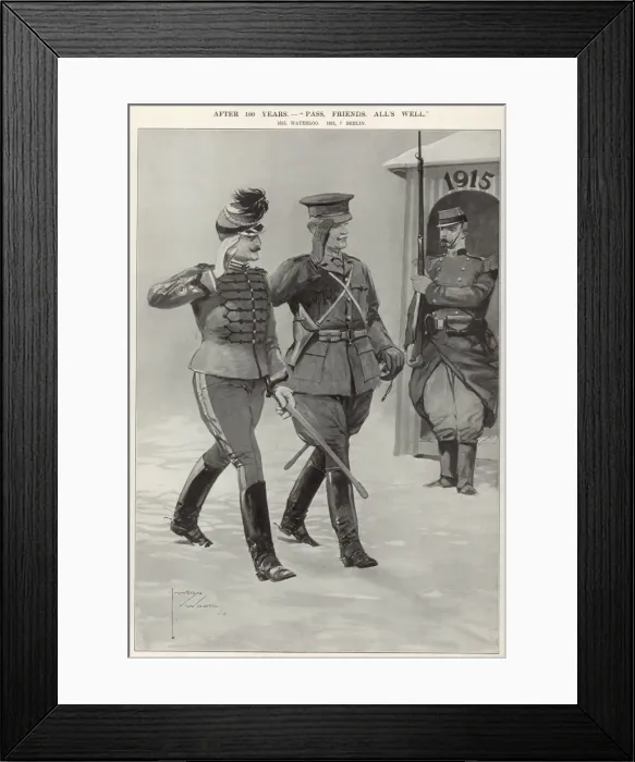 Framed Print : After 100 years. Pass, Friends. Alls Well Framed Print : After 100 years. Pass, Friends. Alls Well