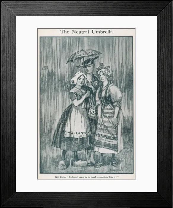 Framed Print : The Neutral Umbrella Framed Print : The Neutral Umbrella