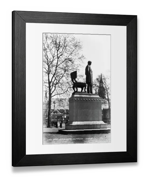 Framed Print : Abraham Lincoln Statue in Westminster Framed Print : Abraham Lincoln Statue in Westminster