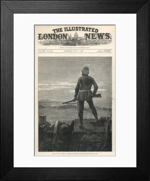 Framed Print : A Camp during Zulu War Framed Print : A Camp during Zulu War