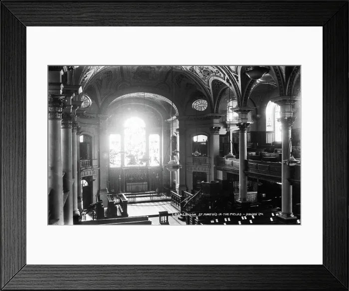 Framed Print : Interior of St. Martin's in the Fields Framed Print : Interior of St. Martin's in the Fields