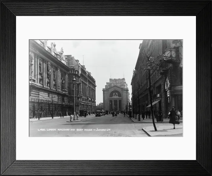 Framed Print : London, Kingsway and Bush House Framed Print : London, Kingsway and Bush House