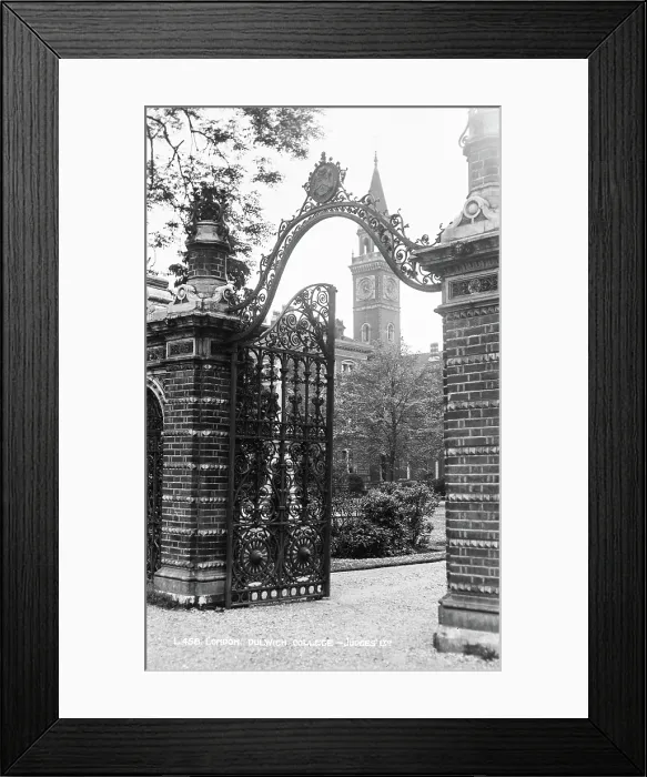 Framed Print : Entrance Gate of Dulwich College Framed Print : Entrance Gate of Dulwich College