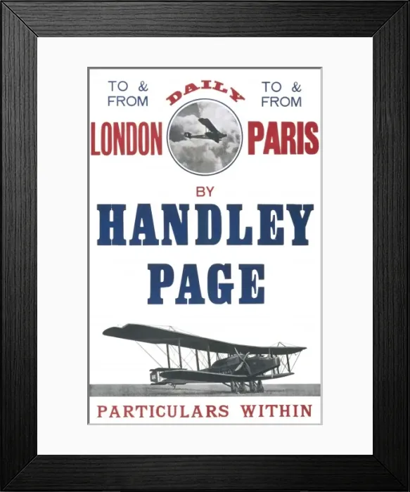 Framed Print : Handley Page Airline Framed Print : Handley Page Airline