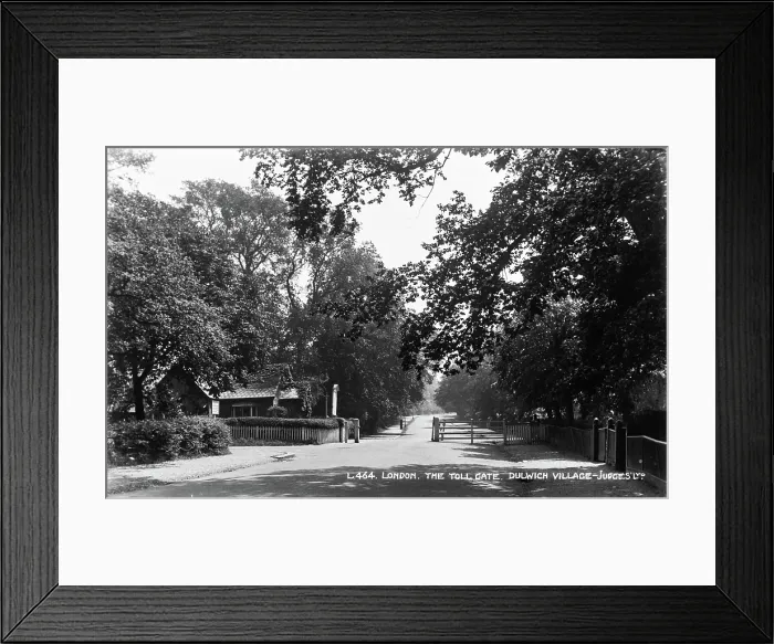 Framed Print : The Toll Gate, Dulwich Village Framed Print : The Toll Gate, Dulwich Village