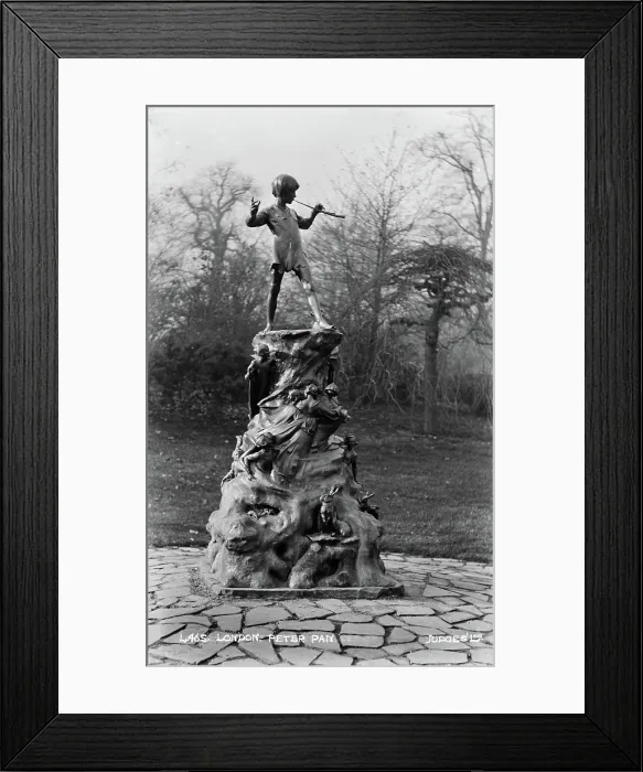 Framed Print : Peter Pan Statue in London Framed Print : Peter Pan Statue in London