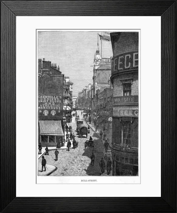 Framed Print : Birmingham Bull Street Framed Print : Birmingham Bull Street