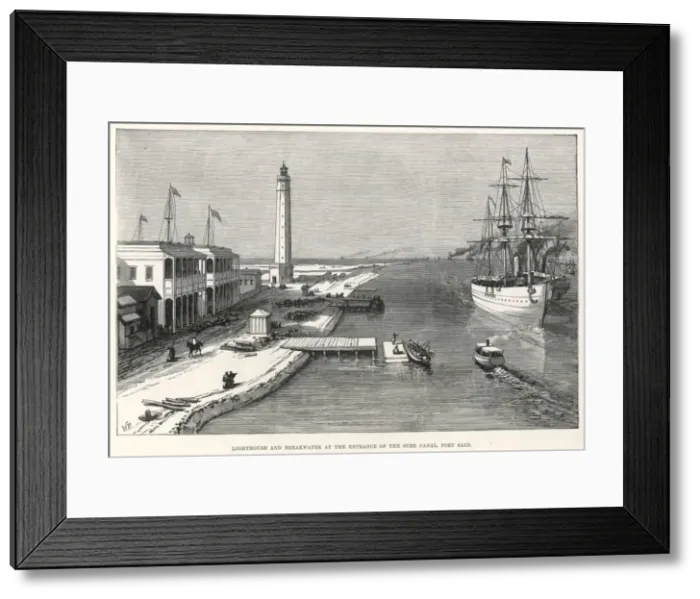 Framed Print : PORT SAID / 1882 Framed Print : PORT SAID / 1882
