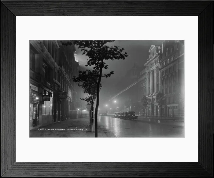 Framed Print : London Kingsway at Night Framed Print : London Kingsway at Night