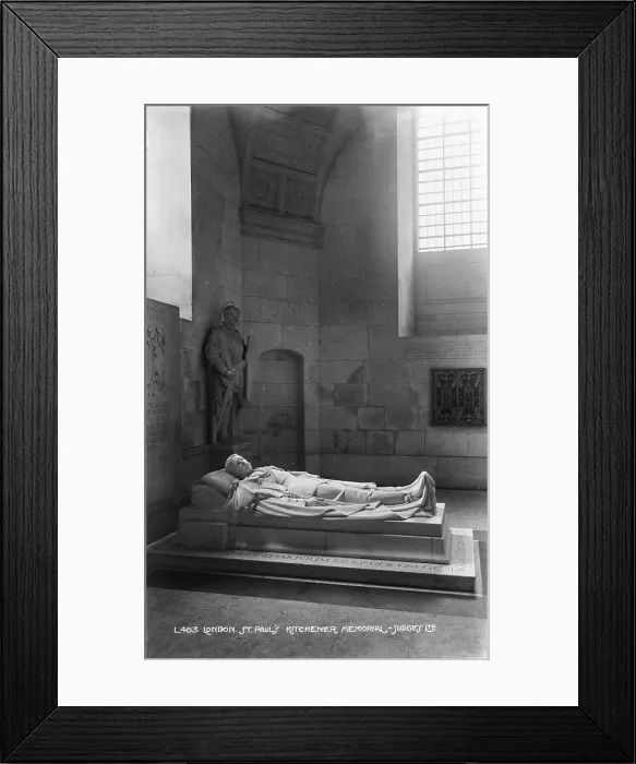 Framed Print : Kitchener Memorial at St. Paul's Cathedral Framed Print : Kitchener Memorial at St. Paul's Cathedral