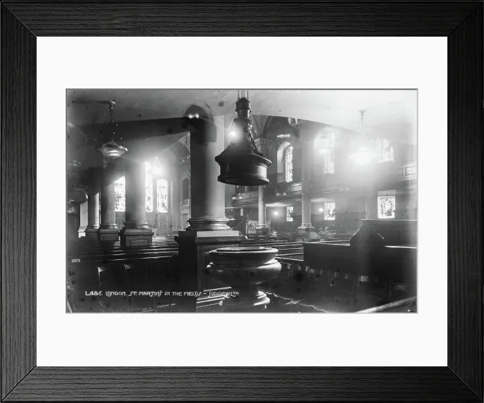 Framed Print : Interior of St. Martin-in-the-Fields, London Framed Print : Interior of St. Martin-in-the-Fields, London
