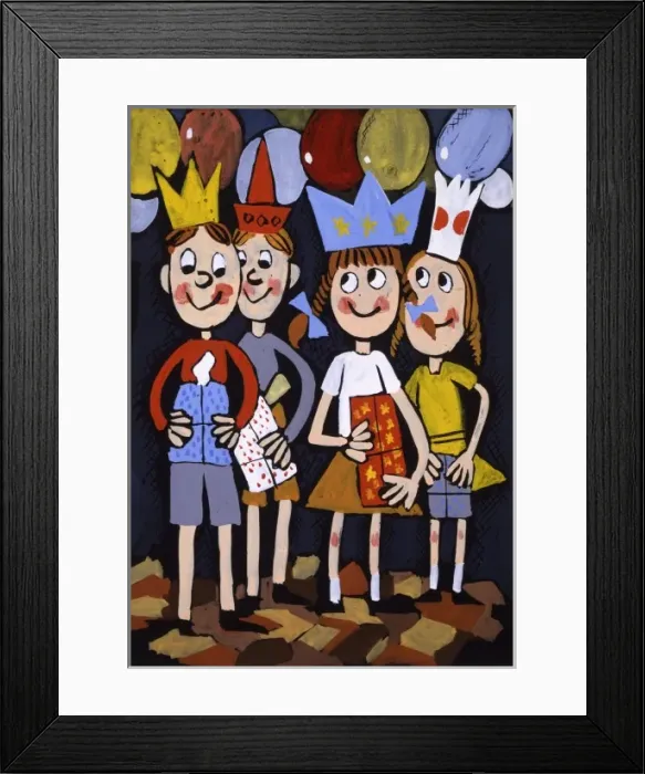 Framed Print : Birthday Party Framed Print : Birthday Party
