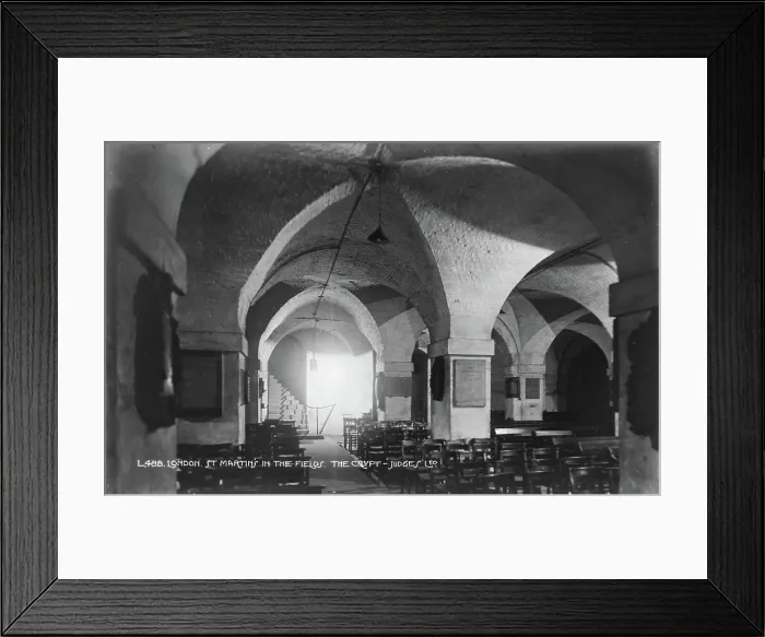 Framed Print : The Crypt of St. Martin-in-the-Fields Framed Print : The Crypt of St. Martin-in-the-Fields