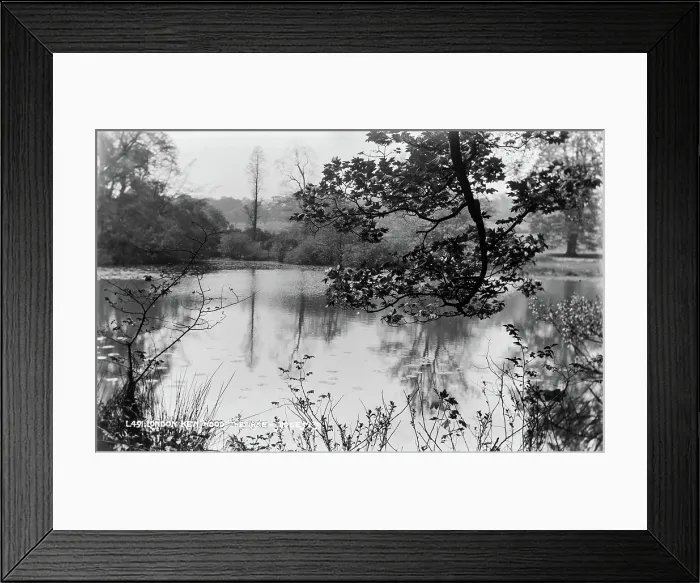Framed Print : Kenwood Lake in London Framed Print : Kenwood Lake in London